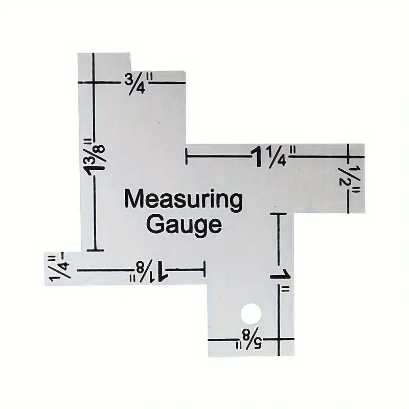 2 Inch Mini Hand Measuring Gauge Quilting Sewing Dressmaking Patchwork Ruler for DIY Sewing Craft