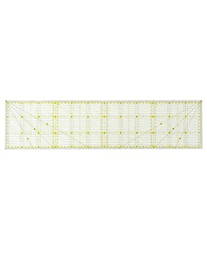 QWORK® 15 x 60cm Quilting Ruler, Precise Sewing Ruler for Quilting, Sewing and Patchworks (6” x 24”)