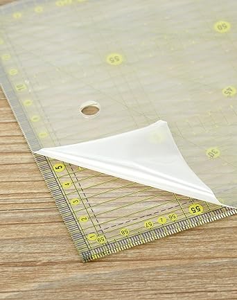 QWORK® 15 x 60cm Quilting Ruler, Precise Sewing Ruler for Quilting, Sewing and Patchworks (6” x 24”)