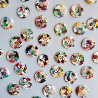 Hubble bubble button set (15mm shirting size)