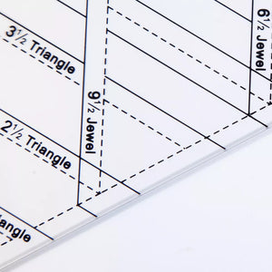 Diamond Quilters Ruler Transparent DIY Tailor Home Tool