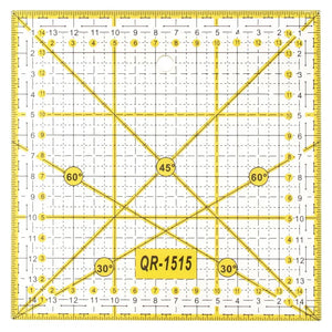 Quilting Ruler Acrylic Quilters' Ruler Fabric Cutting Template for Sewing Crafts