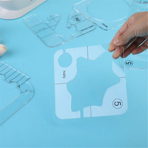 Sewing Patchwork Ruler Quilting Templates Sewing Stencils Acrylic DIY Patchwork